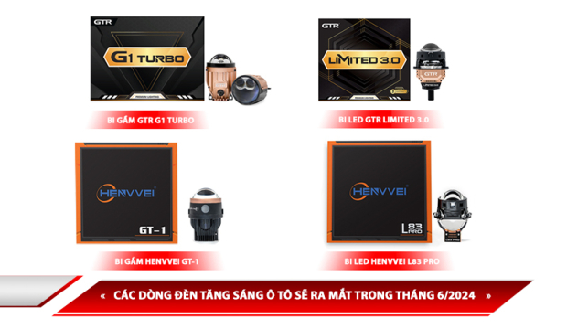CÁC DÒNG ĐÈN TĂNG SÁNG Ô TÔ SẼ RA MẮT TRONG THÁNG 6/2024